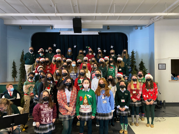 Feehan musicians spreading Christmas cheer at St. Marys Sacred Heart