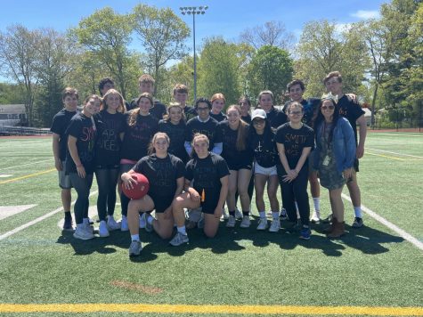 Mrs. Smith with her AP Angels Kickball Team
