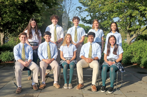 Pictured from Left to Right: (Top) Alice Moore, Jack Toncelli, Connor McHale, Bridget Sutula, Sneha Siwach, (Bottom) Ben Sadler, Dylan Capua, Alysee Moskal, Ishaan Siwach and Ava Mitchell.