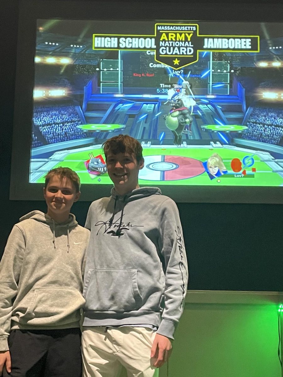 Nolan Harvey 26’ and Ryan Hornsloth 24’ winning the Rocket League Tournament. 
