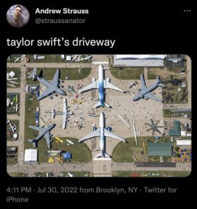 A quick recap of Taylor Swift and her private jet