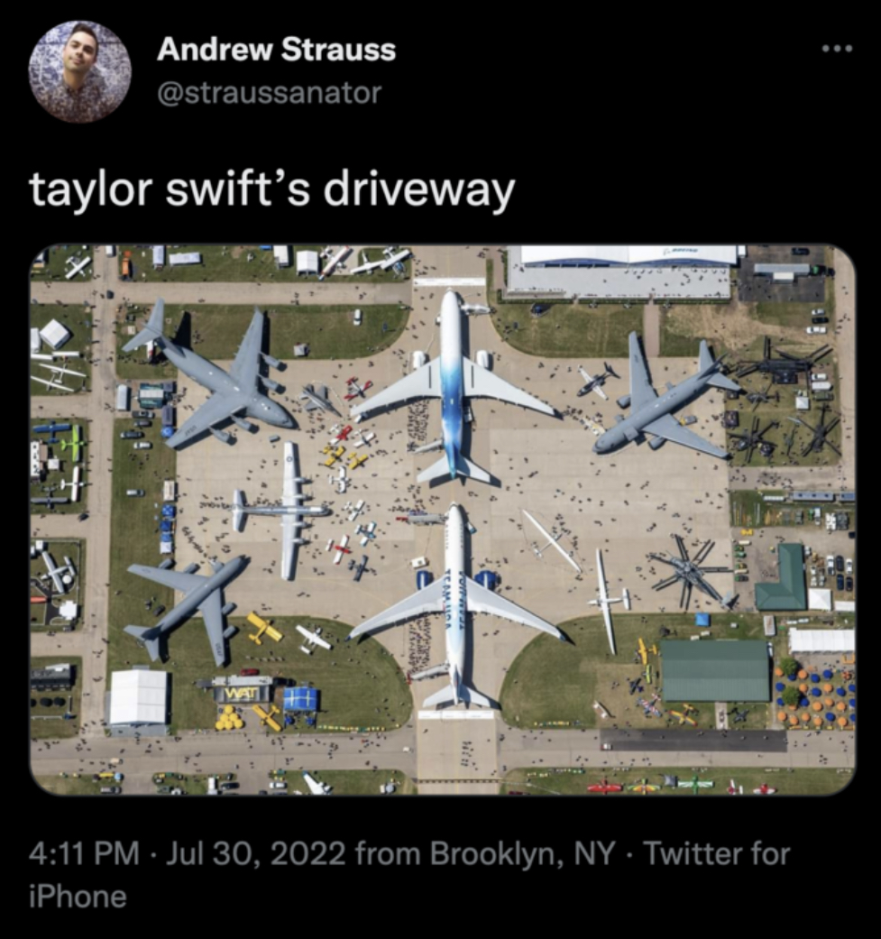 A quick recap of Taylor Swift and her private jet