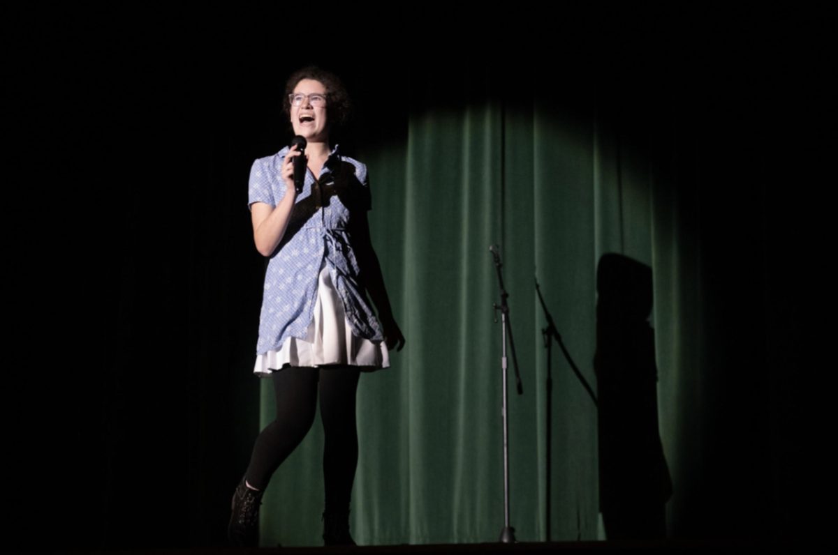 Anita Camp (‘27) performing “Rolling in the Deep” by Adele. 