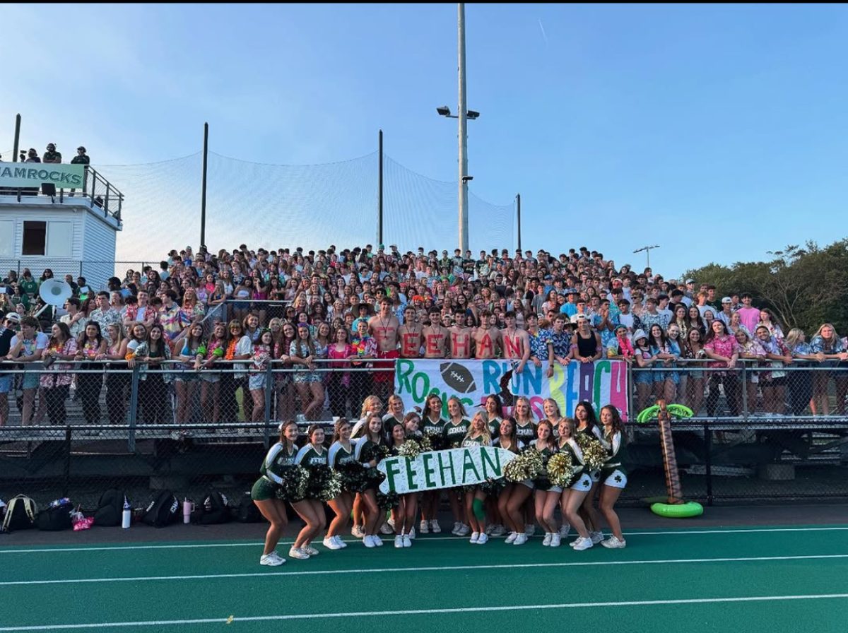 The first home football game of the 2025-2026 season, students lined up at McGrath Stadium.